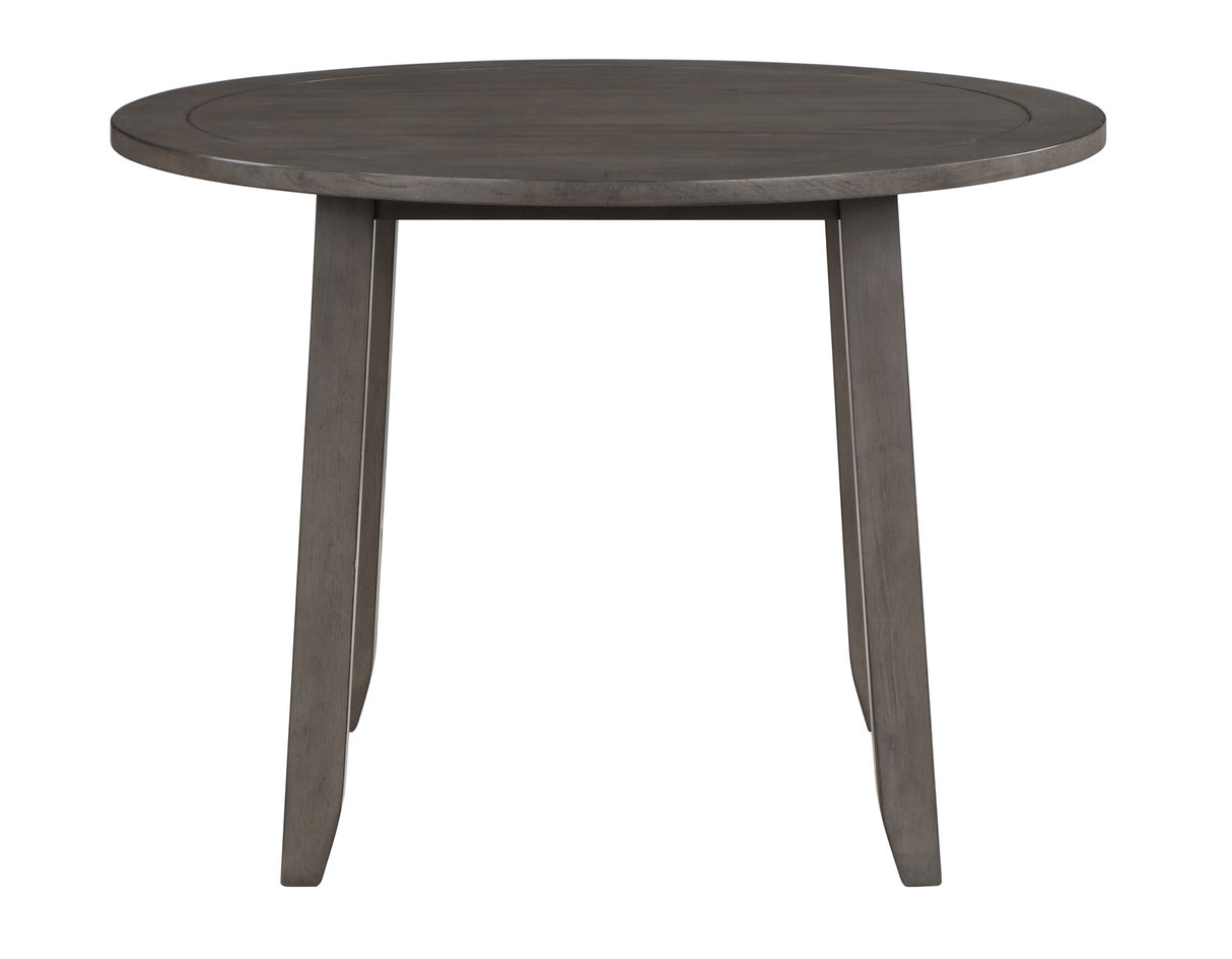 Yorktown Gray 5-Piece Round Dining Room Set from Steve Silver - Luna Furniture