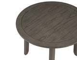 Yorktown Gray 5-Piece Round Dining Room Set from Steve Silver - Luna Furniture