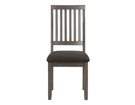 Yorktown Gray 5-Piece Round Dining Room Set from Steve Silver - Luna Furniture