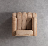 Yulia Coffee Boucle Chair from Nova Furniture - Luna Furniture