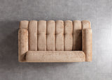 Yulia Coffee Boucle Sofa & Loveseat from Nova Furniture - Luna Furniture