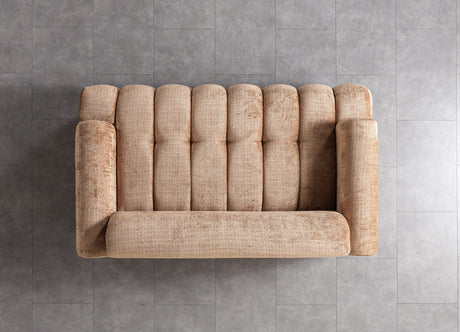 Yulia Coffee Boucle Sofa & Loveseat from Nova Furniture - Luna Furniture