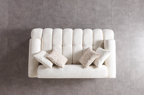 Yulia Ivory Boucle Sofa & Loveseat from Nova Furniture - Luna Furniture