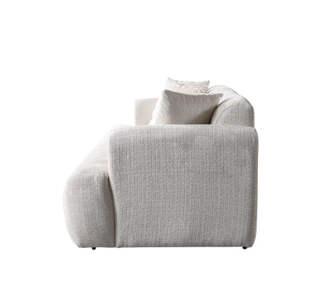 Yulia Ivory Boucle Sofa & Loveseat from Nova Furniture - Luna Furniture
