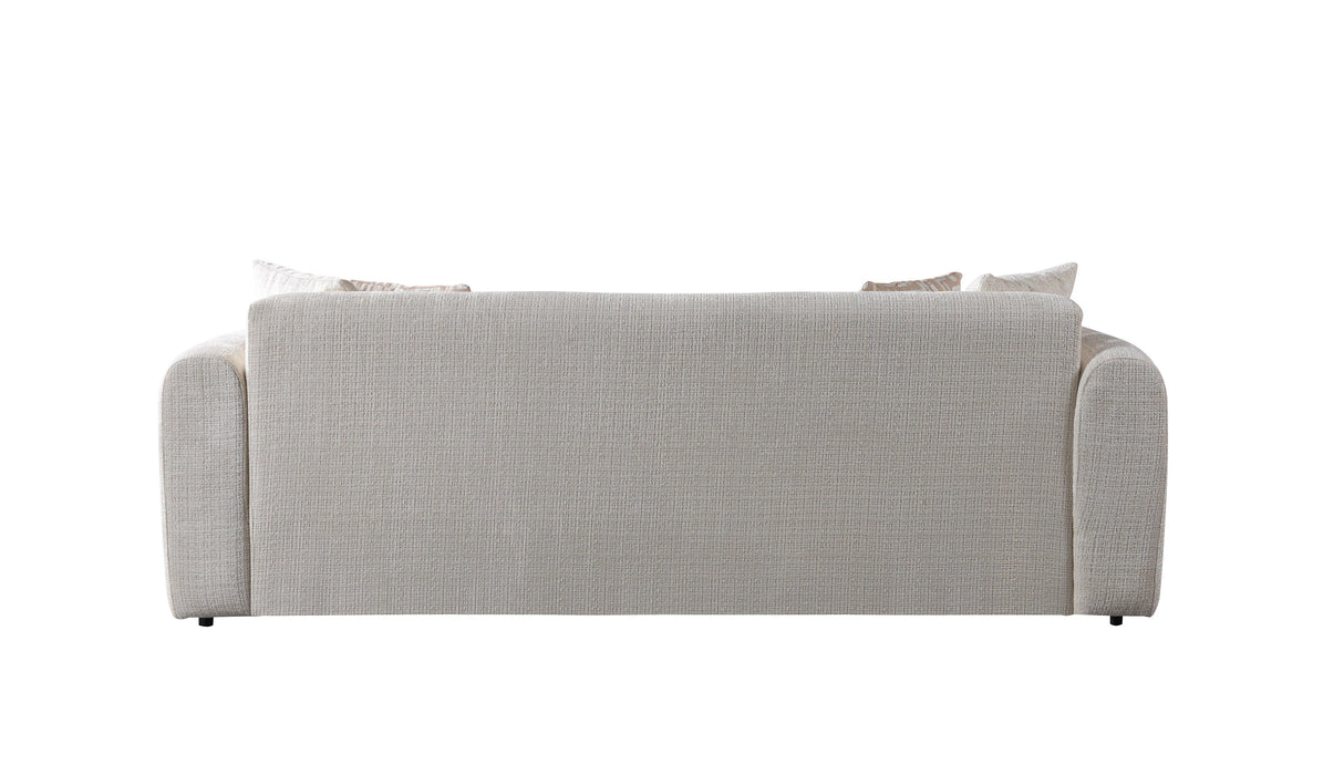 Yulia Ivory Boucle Sofa & Loveseat from Nova Furniture - Luna Furniture