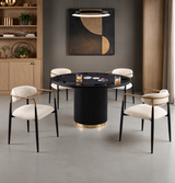 Frascone Black 5-Piece Dining Room Set