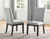 Yves Charcoal/Gray Dining Room Set from Steve Silver - Luna Furniture