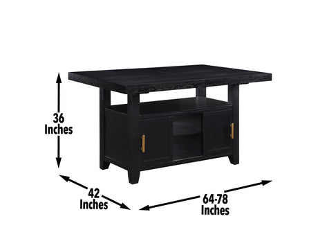 Yves 78-inch Counter Storage Table from Steve Silver - Luna Furniture