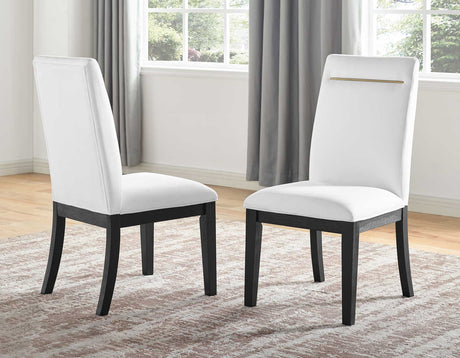 Yves Performance Chair – White, Set of 2 from Steve Silver - Luna Furniture