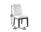 Yves Performance Chair – White, Set of 2 from Steve Silver - Luna Furniture
