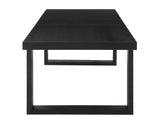 Yves Black/Gray 5 Piece Dining Set (Table & 4 Gray Performance Side Chairs) from Steve Silver - Luna Furniture