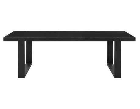 Yves Black/Gray 5 Piece Dining Set (Table & 4 Gray Performance Side Chairs) from Steve Silver - Luna Furniture