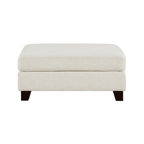 Zeke Ivory Ottoman from Homelegance - Luna Furniture