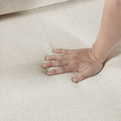 Zeke Ivory Sofa from Homelegance - Luna Furniture