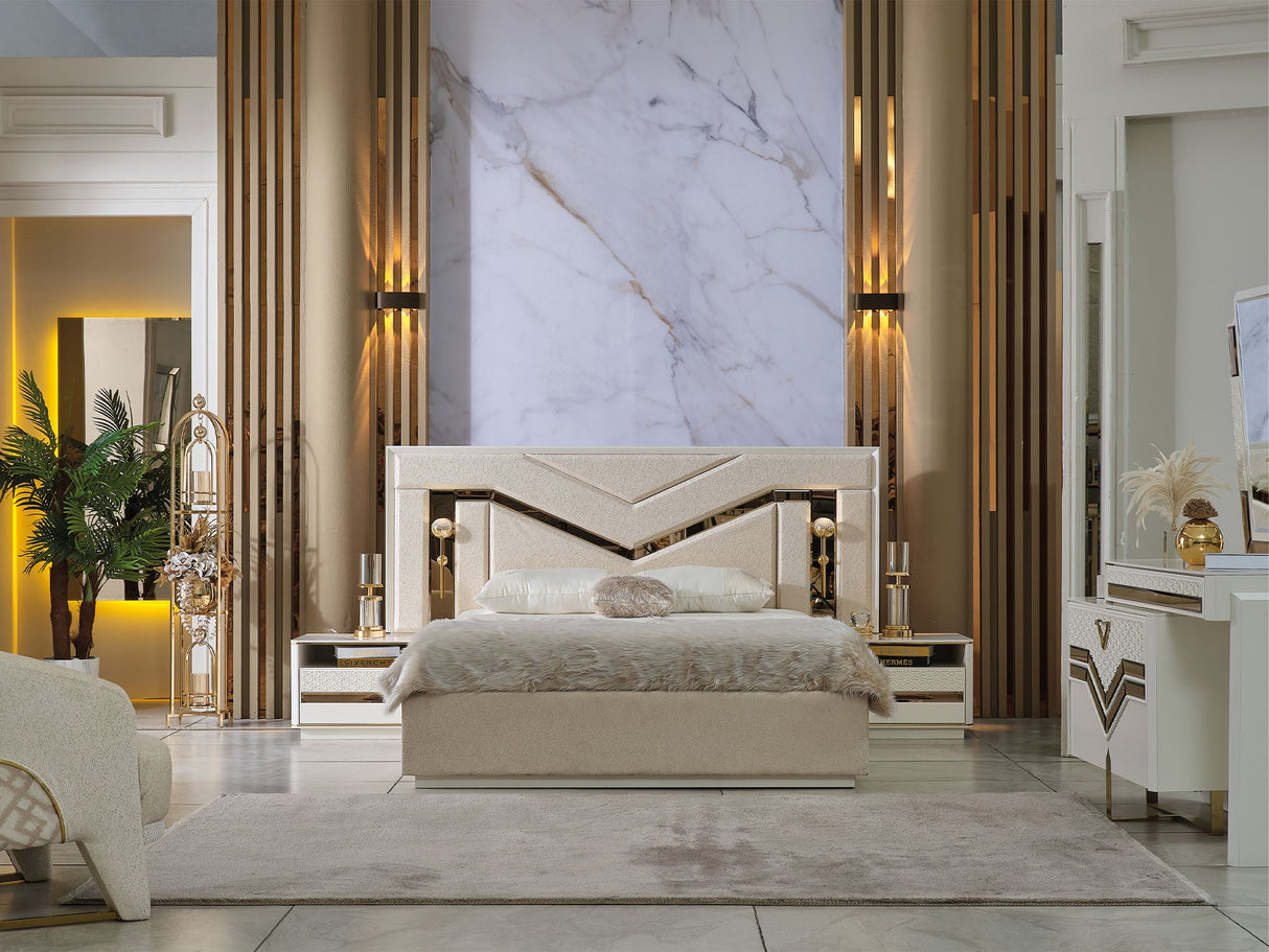 Zen Bed Frame With Headboard, King from Furnia - Luna Furniture
