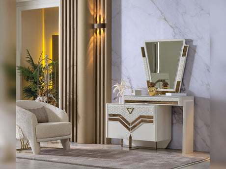 Zen Dresser With Mirror from Furnia - Luna Furniture