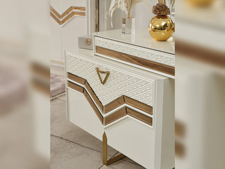 Zen Dresser With Mirror from Furnia - Luna Furniture