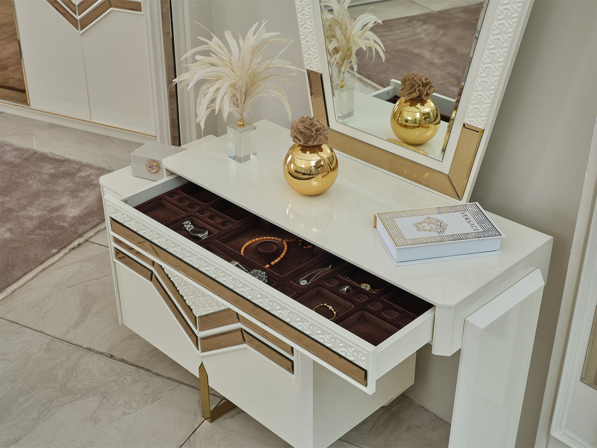 Zen Dresser With Mirror from Furnia - Luna Furniture