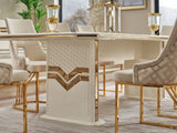 Zen Dining Table, Table 78" from Furnia - Luna Furniture
