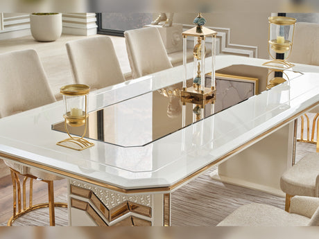 Zen Dining Table, Table 130" from Furnia - Luna Furniture