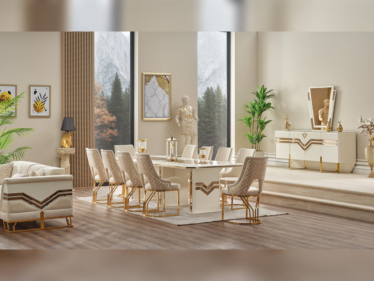 Zen Dining Table, Table 110" from Furnia - Luna Furniture