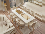 Zen Dining Table, Table 78" from Furnia - Luna Furniture