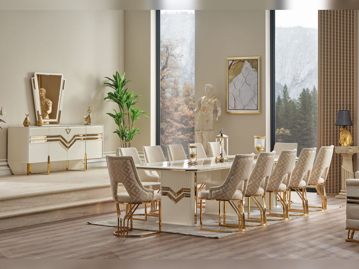 Zen Dining Table, Table 110" from Furnia - Luna Furniture
