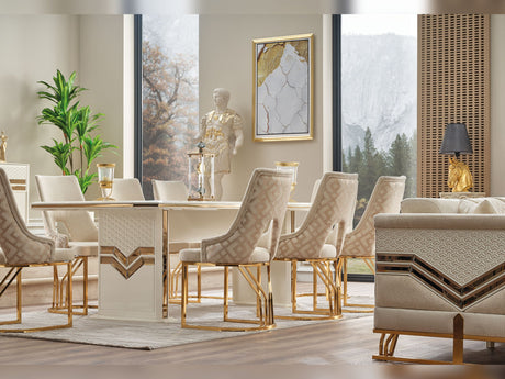 Zen Dining Table, Table 110" from Furnia - Luna Furniture