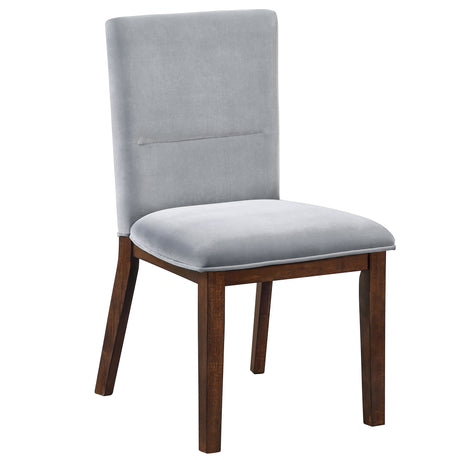 Zen Mocha/Gray Round Glass Top Dining Room Set from Steve Silver - Luna Furniture