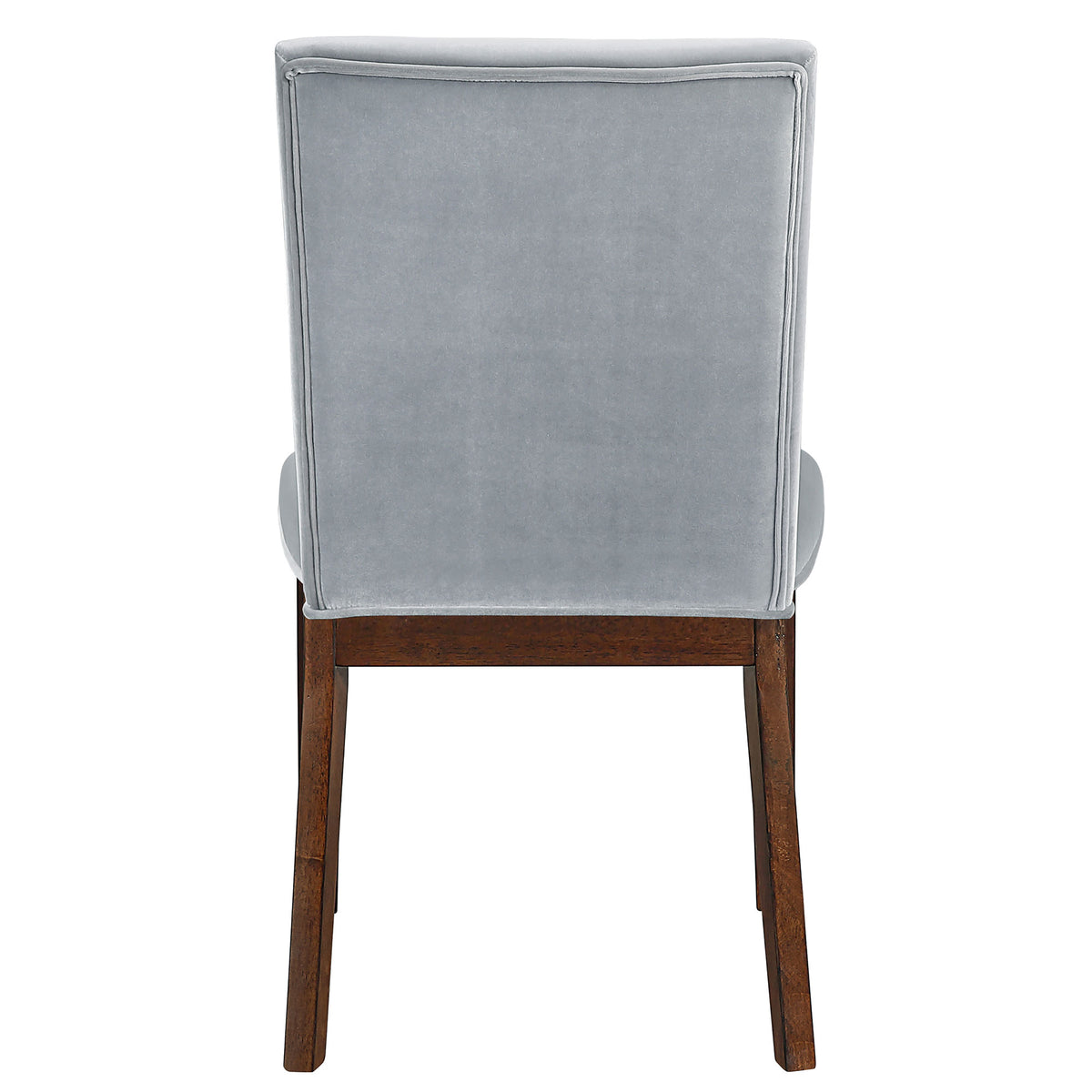 Zen Gray Velvet Side Chair, Set of 2