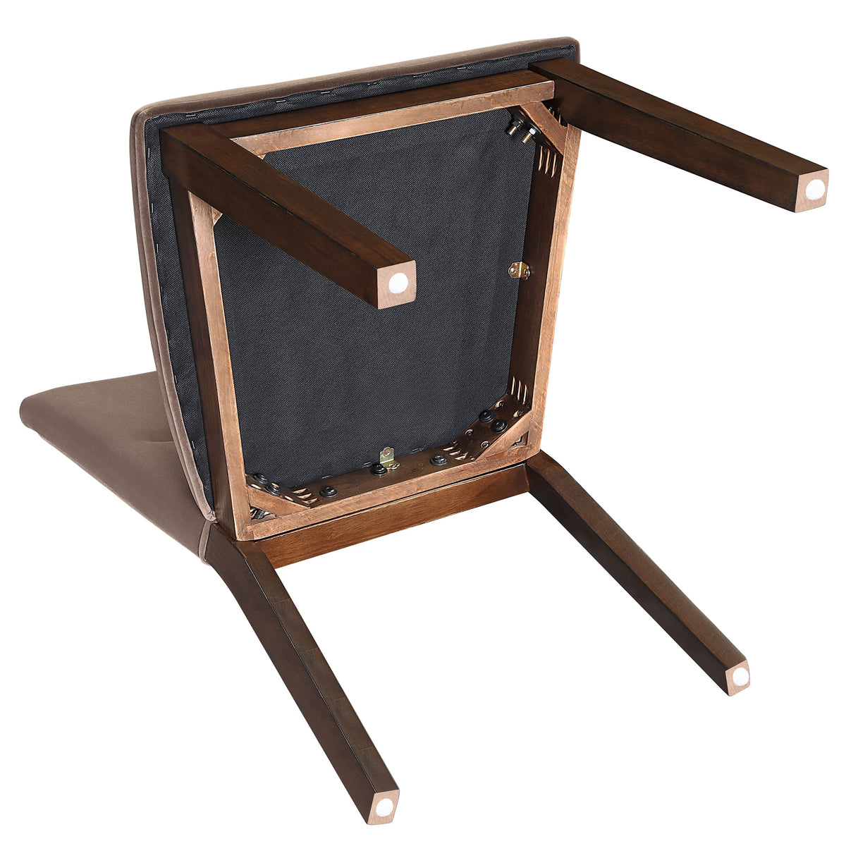Zen Side Chair, Brown Velvet, Set of 2 from Steve Silver - Luna Furniture