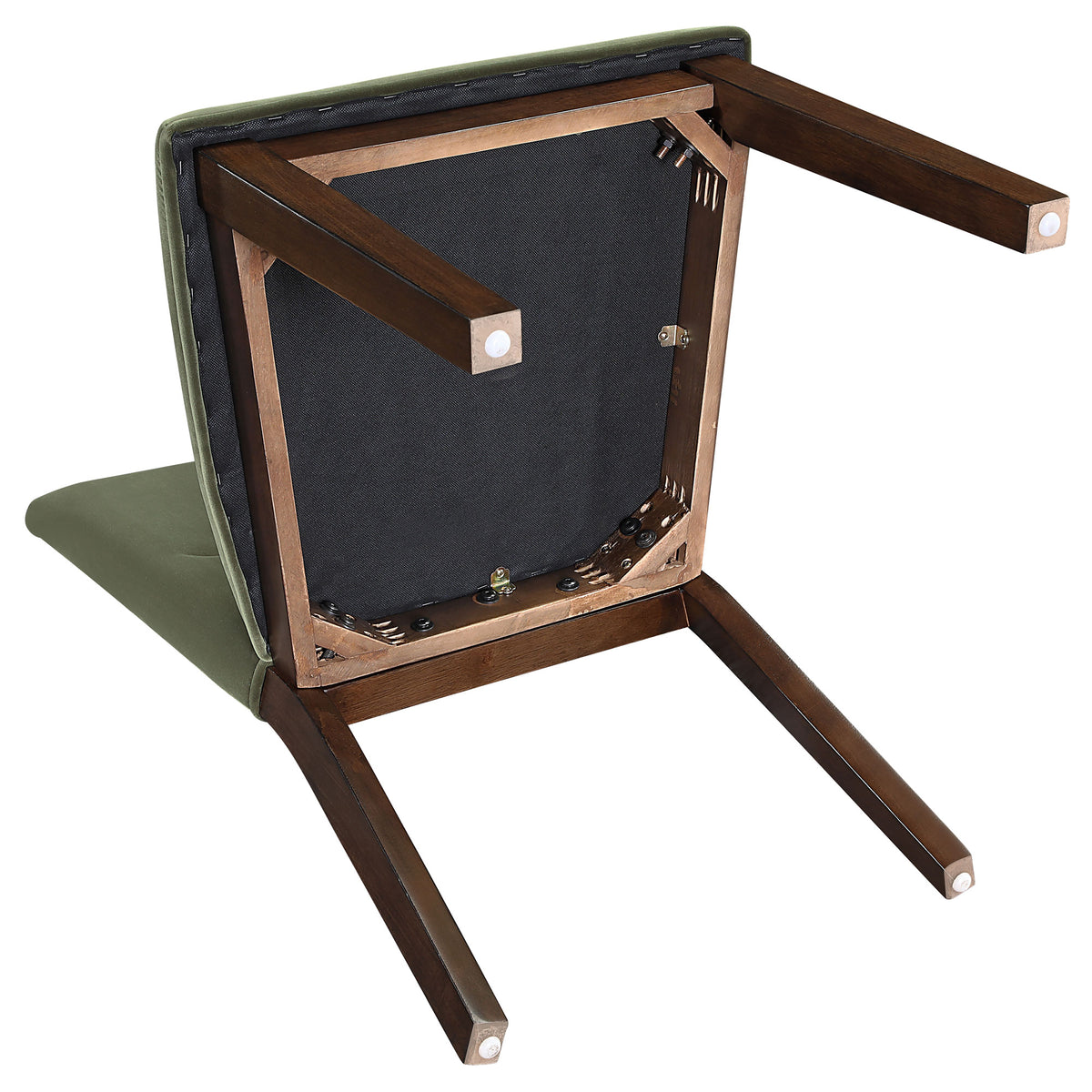 Zen Side Chair, Green Velvet, Set of 2 from Steve Silver - Luna Furniture