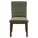 Zen Side Chair, Green Velvet, Set of 2 from Steve Silver - Luna Furniture