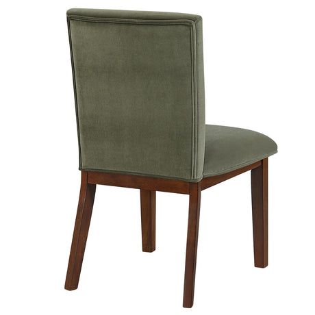 Zen Green Velvet Side Chair, Set of 2 from Steve Silver - Luna Furniture