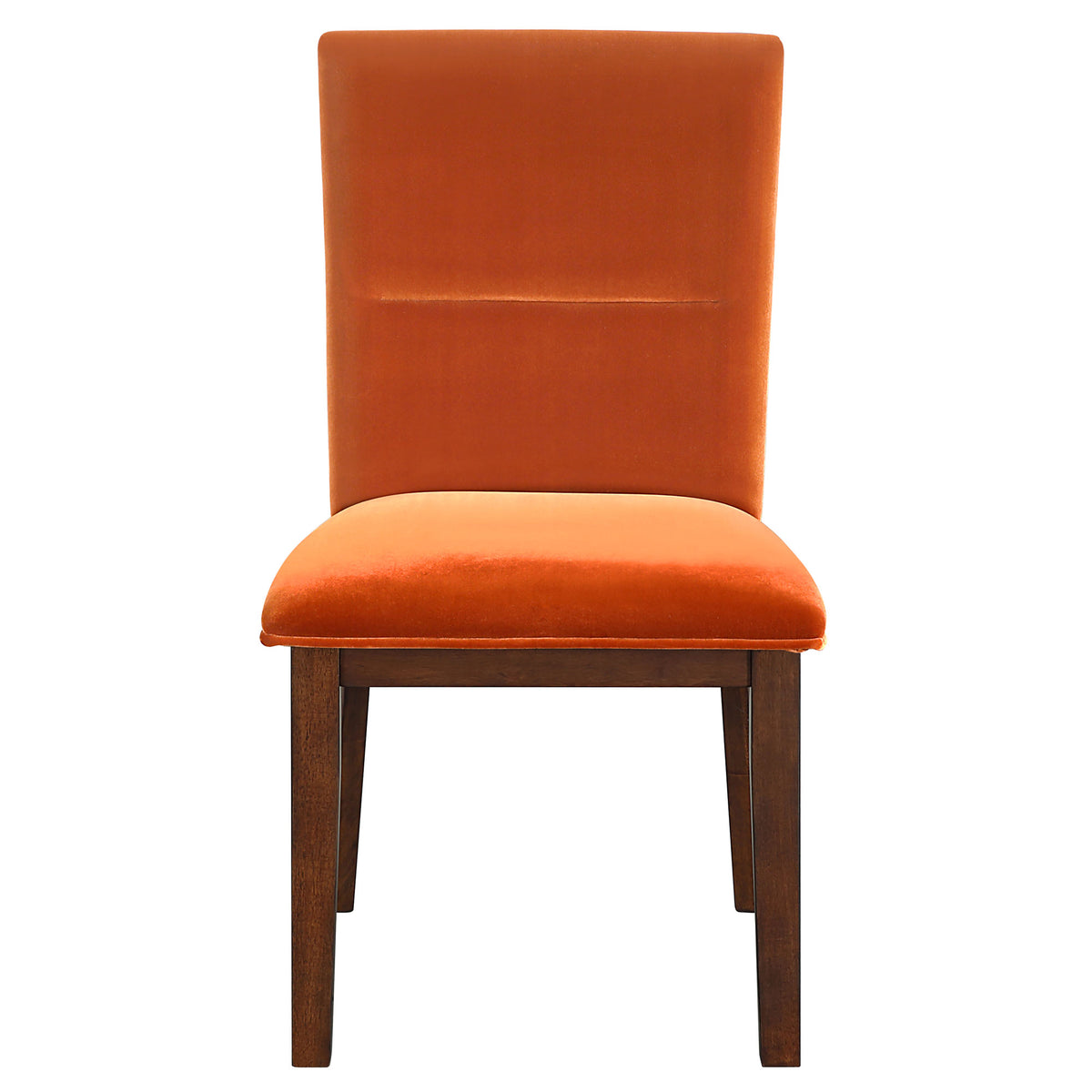 Zen Orange Velvet Side Chair, Set of 2 from Steve Silver - Luna Furniture