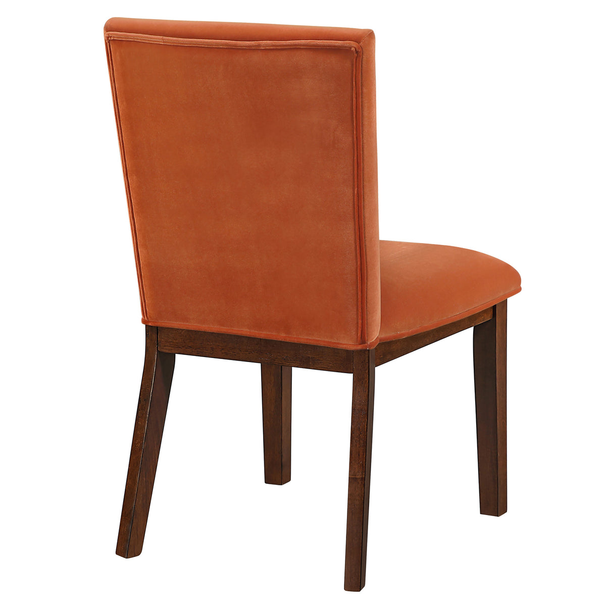 Zen Orange Velvet Side Chair, Set of 2 from Steve Silver - Luna Furniture