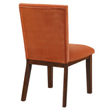 Zen Orange Velvet Side Chair, Set of 2 from Steve Silver - Luna Furniture