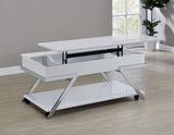 Zena Lift-Top Cocktail Table with Casters from Steve Silver - Luna Furniture