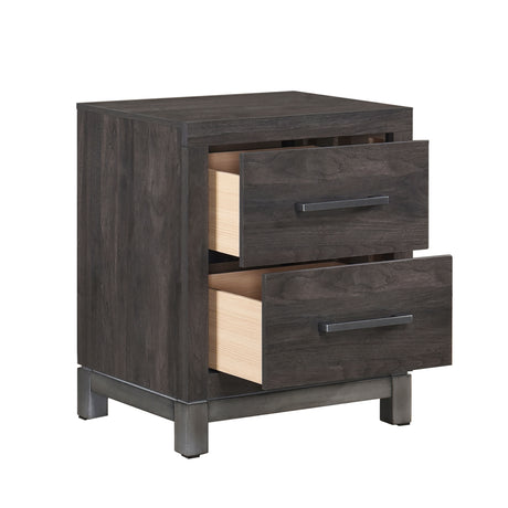 Zephyr Brownish Gray Nightstand from Homelegance - Luna Furniture