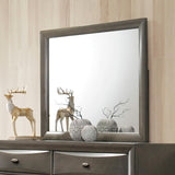 Zosimo Gray Mirror (Mirror Only) from Furniture of America - Luna Furniture