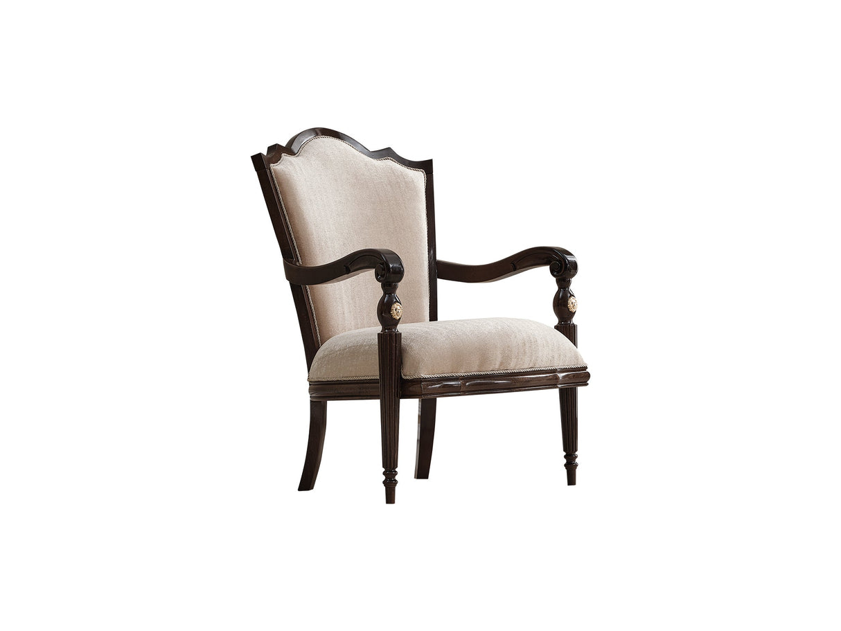 Zumrut Lux Chair in Beige from Furnia - Luna Furniture
