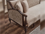 Zumrut Beige Lux Stationary Sofa
