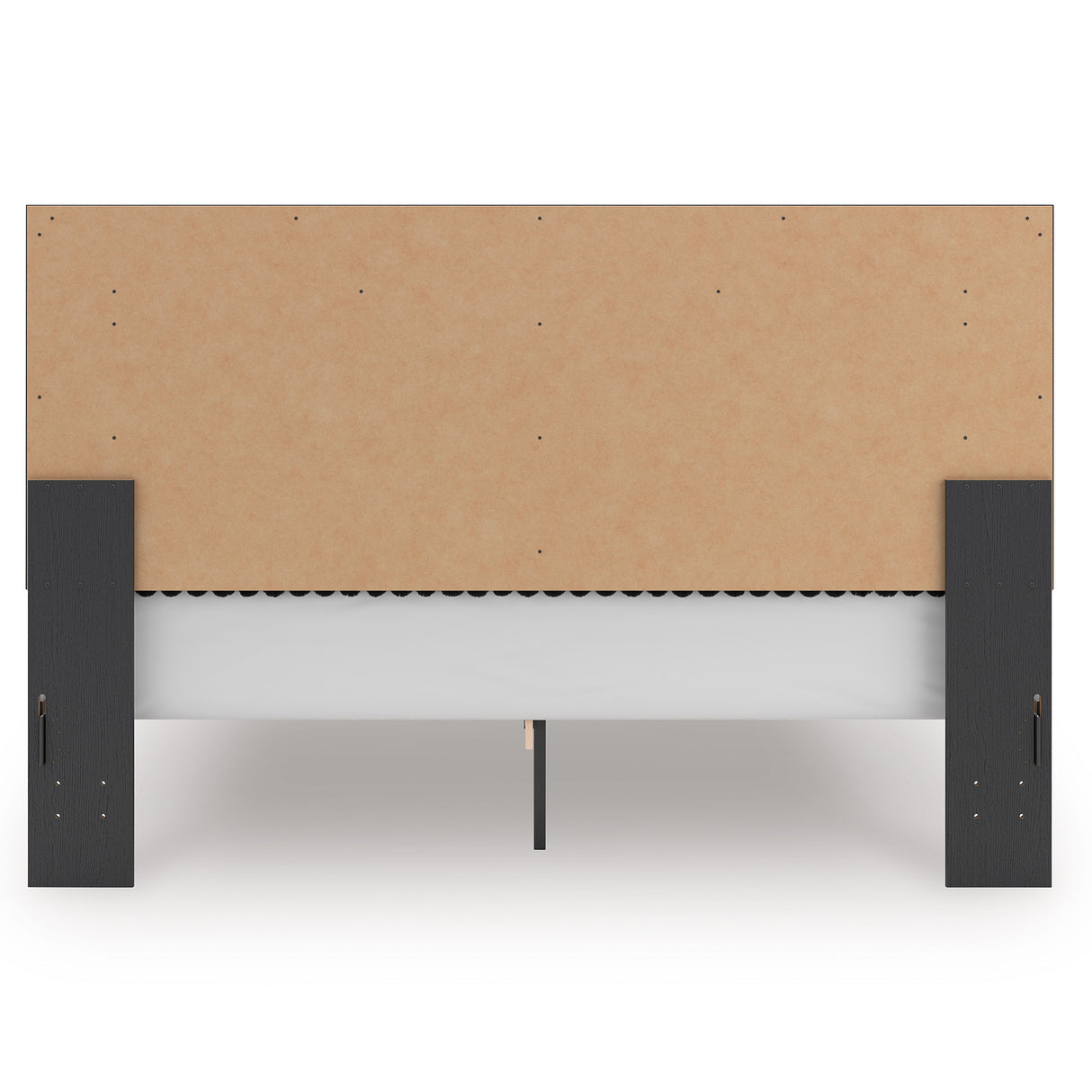 Zuraleus Black King Upholstered Platform Bed from Ashley Furniture - Luna Furniture