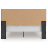 Zuraleus Black King Upholstered Platform Bed from Ashley Furniture - Luna Furniture