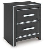 Zuraleus Black Nightstand from Ashley Furniture - Luna Furniture