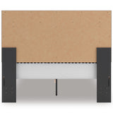 Zuraleus Black Queen Upholstered Platform Bed from Ashley Furniture - Luna Furniture