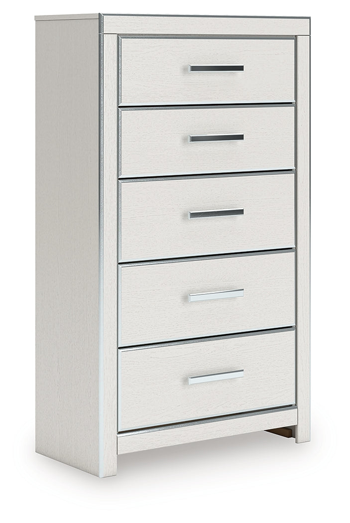 Zuraleus White Chest of Drawers from Ashley Furniture - Luna Furniture