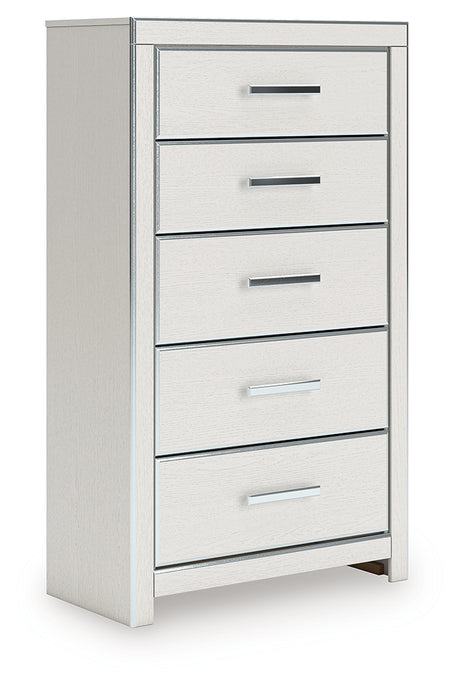 Zuraleus White Chest of Drawers from Ashley - Luna Furniture