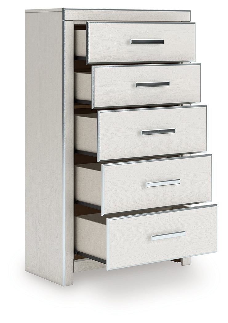 Zuraleus White Chest of Drawers from Ashley Furniture - Luna Furniture