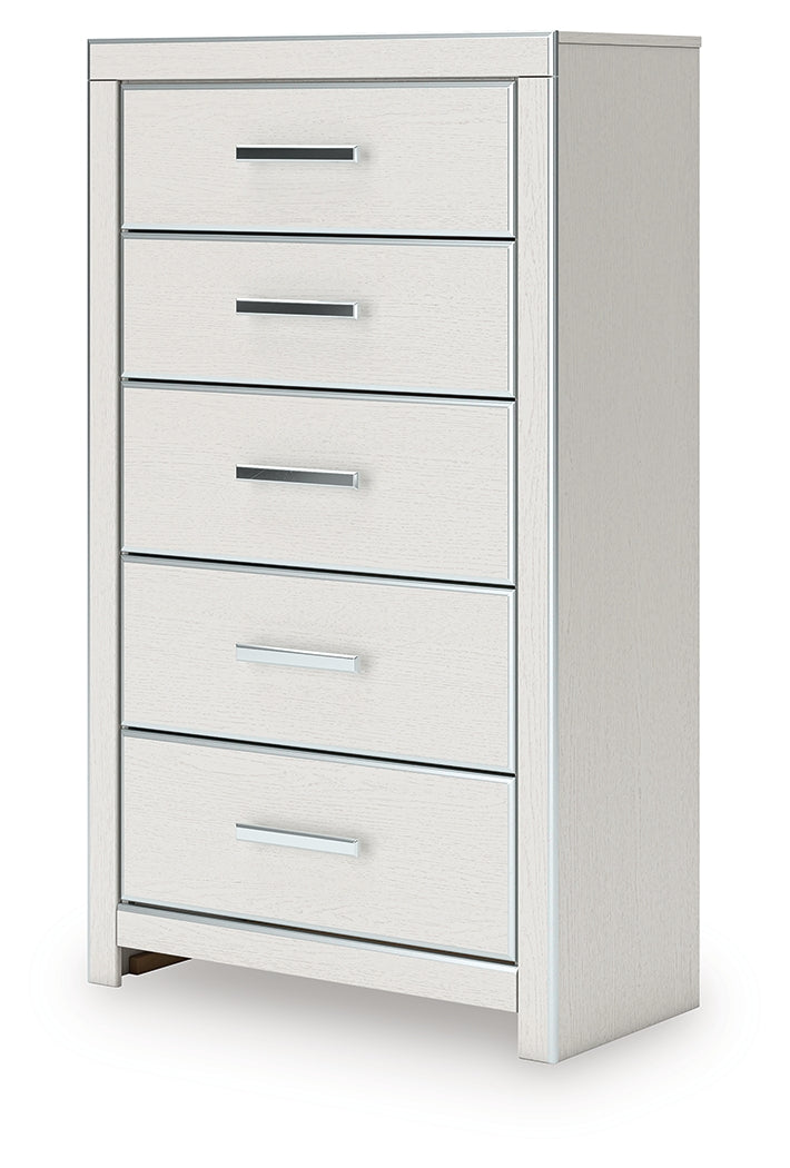 Zuraleus White Chest of Drawers from Ashley Furniture - Luna Furniture